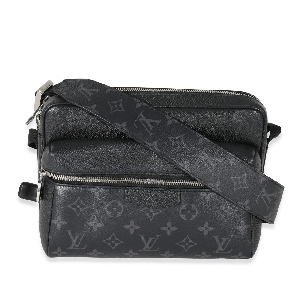 Louis Vuitton Black Taiga Monogram Eclipse Canvas… - image 1